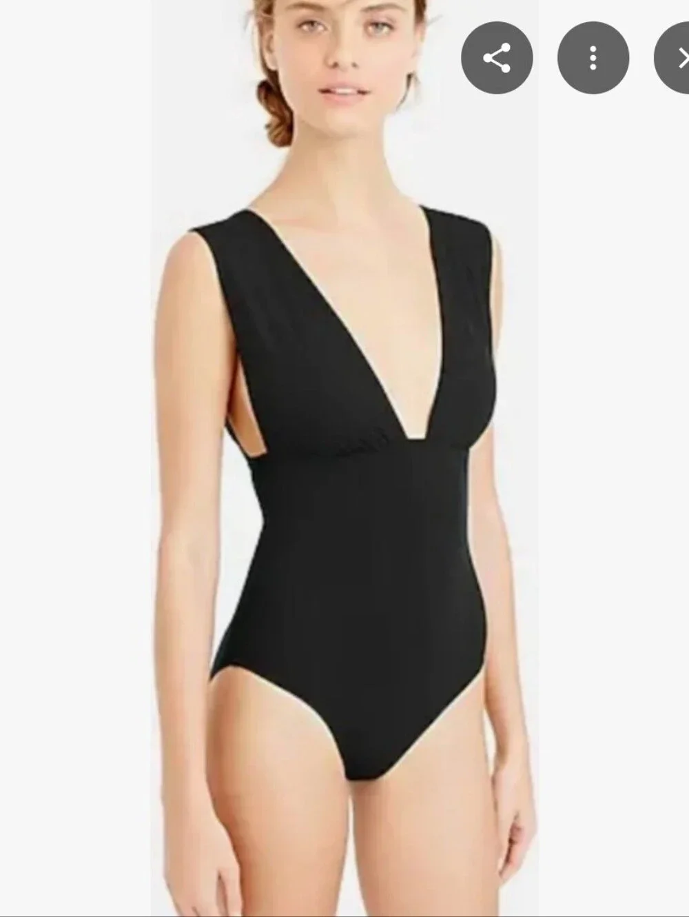 NWT J. Crew plunge v neck swimsuit